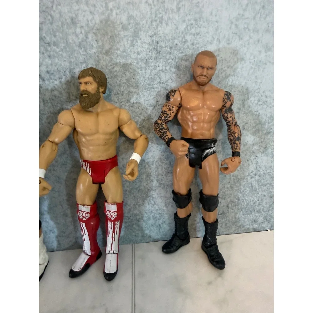 WWE Action Figure Lot Randy Orton Daniel Bryan CM Punk Tensai Brodus Clay Hunico
